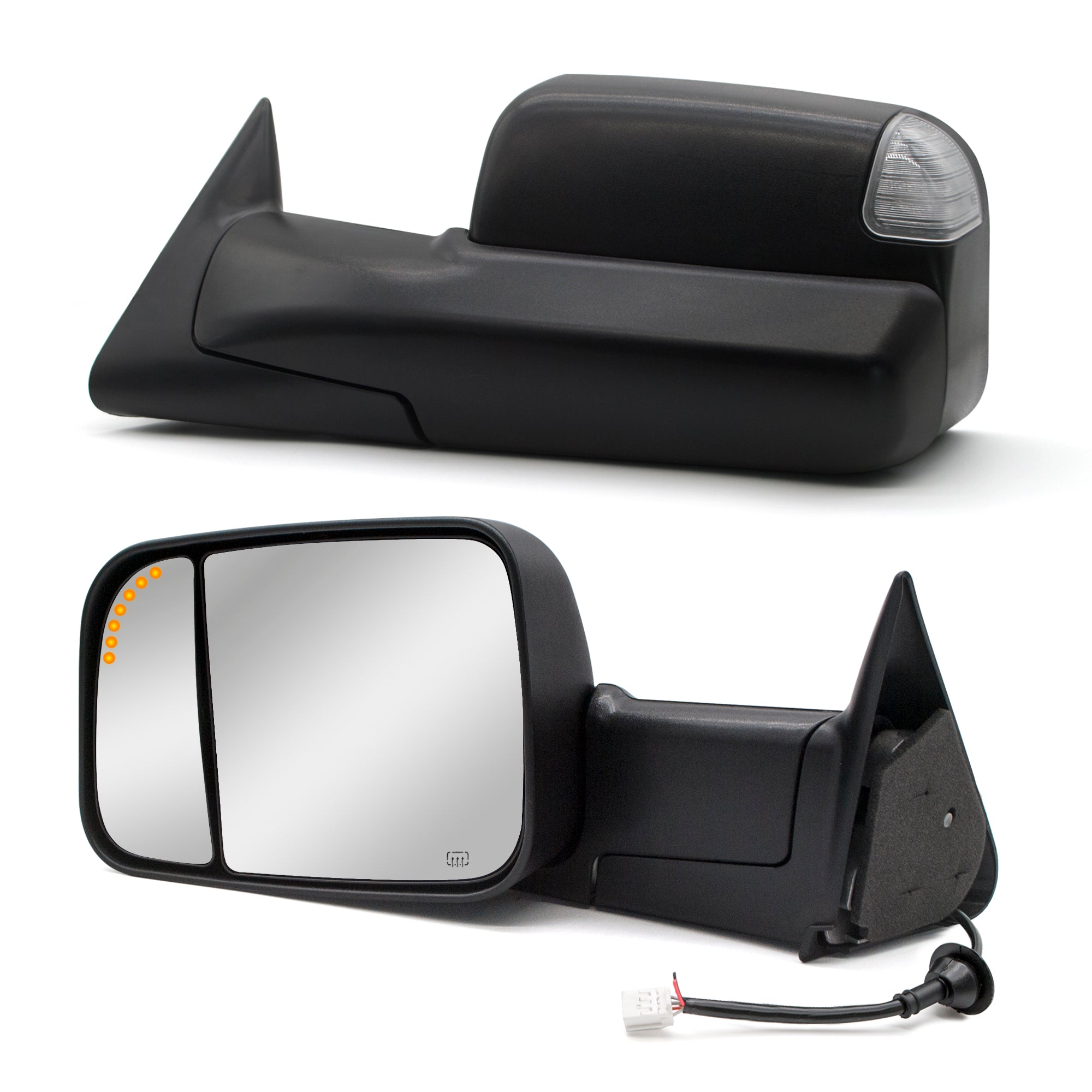 TOEMIRR Mirror Glass Driver Left Side Fit For 1997 1998 1999 2000 2001 2002 2003