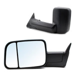 Load image into Gallery viewer, Towing Mirrors for 1994-2001 Dodge Ram 1500 1994-2002 Dodge Ram 2500 3500 Truck Manual Adjusted Black Housing Set 11B
