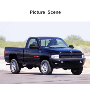 Towing Mirrors  for 1994-1997 Dodge Ram 1500 2500 3500 Pickup Truck Power, Turn Signal, Arrow Signal Light, Manual Flip Up, Black 15BF