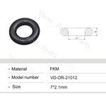 Load image into Gallery viewer, Fuel Injector Rubber Seal Orings for Denso ASNU030 Fuel Injector Repair Kits FKM &amp; Rubber Heat Resistant, Size: 7*2.1mm OR-21012
