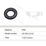 Load image into Gallery viewer, Fuel Injector Rubber Seal Orings for GB3-100 ASNU08C Universal Fuel Injector Repair Kits FKM&amp; Rubber Heat Resistant, Size: 7.52*3.53mm OR-21018
