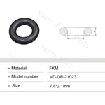 Load image into Gallery viewer, Fuel Injector Rubber Seal Orings for Fuel Injector Repair Kits FKM &amp; Rubber Heat Resistant, Size: 7.8*2.1mm OR-21023
