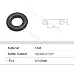 Load image into Gallery viewer, Fuel Injector Rubber Seal Orings for Fuel Injector Repair Kits FKM &amp; Rubber Heat Resistant, Size: 8*3.5mm OR-21027
