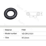 Load image into Gallery viewer, Fuel Injector Rubber Seal Orings for Fuel Injector Repair Kits FKM &amp; Rubber Heat Resistant, Size: 9*2.5mm OR-21031
