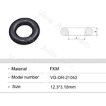 Load image into Gallery viewer, Fuel Injector Rubber Seal Orings for Fuel Injector Repair Kits FKM &amp; Rubber Heat Resistant, Size: 12.3*3.18mm OR-21052
