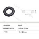 Load image into Gallery viewer, Fuel Injector Rubber Seal Orings for Fuel Injector Repair Kits FKM &amp; Rubber Heat Resistant, Size: 19.4*2.6mm OR-21095
