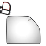 Load image into Gallery viewer, WLLW Mirror Glass fit for 2015-2020 Ford F-150 2017-2020 Ford F-250 F-350 F-450 F-550 Super Duty Heated Passenger Side Right Flat Replacement Main Big Glass with Backing Plate BR-0001H
