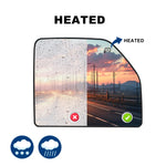 Load image into Gallery viewer, WLLW Mirror Glass fit for 2015-2020 Ford F-150 2017-2020 Ford F-250 F-350 F-450 F-550 Super Duty Heated Passenger Side Right Flat Replacement Main Big Glass with Backing Plate BR-0001H
