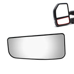 Load image into Gallery viewer, WLLW Mirror Glass fit for 2015-2020 Ford F-150 2017-2020 Ford F-250 F-350 F-450 F-550 Heated OEM Super Duty Driver Left Side Lower Glass With Backing Plate BL-0002H-O
