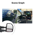Load image into Gallery viewer, WLLW Mirror Glass fit for 2015-2020 Ford F-150 2017-2020 Ford F-250 F-350 F-450 F-550 Heated OEM Super Duty Passenger Side Right Lower Glass With Backing Plate BR-0002H-O
