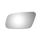 Load image into Gallery viewer, WLLW Mirror Glass Driver Left Side LH/Passenger Right Side RH/The Both Sides Flat Convex fit for 1999-2001 A4 1999-2005 A6 Quattro 1999-2000 Audi A8 Quattro 2000-2003 Audi S4 S6 S8 Tool-Free Installation with Adhesive No Backing Plate M-0108

