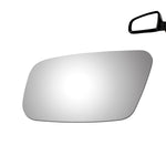Load image into Gallery viewer, WLLW Mirror Glass Driver Left Side LH/Passenger Right Side RH/The Both Sides Flat Convex fit for 1999-2001 A4 1999-2005 A6 Quattro 1999-2000 Audi A8 Quattro 2000-2003 Audi S4 S6 S8 Tool-Free Installation with Adhesive No Backing Plate M-0108
