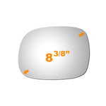 Load image into Gallery viewer, Mirror Glass fit for 2001-2007 Toyota Sequoia, 2000-2006 Toyota Tundra Driver Left Side LH/Passenger Right Side RH/The Both Sides Flat Convex Tool-Free Installation with Adhesive No Backing Plate M-0111
