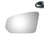 Load image into Gallery viewer, WLLW Mirror Glass fit for 2019-2022 Volvo S60, 2017-2022 S90, 2019 V60, 2019 V60 Cross Country Driver Left Side LH/Passenger Right Side RH/The Both Sides Flat Convex Mirror Glass No Backing Plate Including Adhesive M-0105
