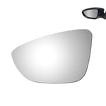Load image into Gallery viewer, WLLW Mirror Glass fit for 2009-2017 Volkswagen CC, 2009-2016 Eos, 2011-2015 Jetta, 2012-2020 Passat Driver Left Side LH/Passenger Right Side RH/The Both Sides Flat Convex Mirror Glass No Backing Plate Including Adhesive M-0106

