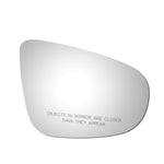 Load image into Gallery viewer, WLLW Mirror Glass fit for Volkswagen 2010 2011 2012 2013 2014 Golf GTI 2012-2013 Golf Driver Left Side LH/Passenger Right Side RH/The Both Sides Flat Convex Replacement Glass with Adhesive M-0102
