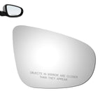 Load image into Gallery viewer, WLLW Mirror Glass fit for Volkswagen 2010 2011 2012 2013 2014 Golf GTI 2012-2013 Golf Driver Left Side LH/Passenger Right Side RH/The Both Sides Flat Convex Replacement Glass with Adhesive M-0102

