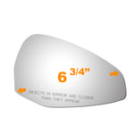 Load image into Gallery viewer, WLLW Mirror Glass fit for 2017-2023 Audi A4 allroad Quattro Audi A5 Quattro Sportback RS5 Sportback S4 S5 Sportback Driver Left Side LH/Passenger Right Side RH/The Both Sides Flat Convex Mirror Glass No Backing Plate Including Adhesive M-0104

