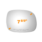 Load image into Gallery viewer, Mirror Glass fit for 2001-2007 Toyota Sequoia, 2000-2006 Toyota Tundra Driver Left Side LH/Passenger Right Side RH/The Both Sides Flat Convex Tool-Free Installation with Adhesive No Backing Plate M-0111
