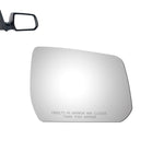 Load image into Gallery viewer, WLLW Mirror Glass  Replacement fit for 2018 2019 2020 2021 2022 2023 Chevy Traverse 2022 2023 GMC Acadia Driver Left Side LH/Passenger Right Side RH/The Both Sides Flat Convex with Adhesives M-0113
