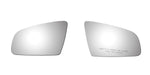 Load image into Gallery viewer, WLLW Mirror Glass fit for 2006-2008 A3 2002-2009 A4 Quattro 2005-2008 A6 2007-2008 RS4 S6 2004-2009 S4 Driver Left Side LH/Passenger Right Side RH/The Both Sides Flat Convex Mirror Glass Tool-Free Installation with Adhesive No Backing Plate M-0109
