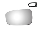 Load image into Gallery viewer, WLLW Mirror Glass fit for HONDA ACCORD 2003 2004 2005 2006 2007 (4dr. Sedan made in USA Only) Driver Left Side LH/Passenger Right Side RH/The Both Sides Flat Convex Replacement Glass with Adhesive M-0100
