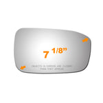 Load image into Gallery viewer, WLLW Mirror Glass fit for HONDA ACCORD 2003 2004 2005 2006 2007 (4dr. Sedan made in USA Only) Driver Left Side LH/Passenger Right Side RH/The Both Sides Flat Convex Replacement Glass with Adhesive M-0100

