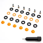 Load image into Gallery viewer, 6 Set Fuel Injector Repair Seal Kit for Ford Aerostat Probe Ranger Taurus Tempo Mercury Sable Topaz 3.0L RK-0001

