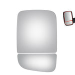 Load image into Gallery viewer, WLLW a pair of Towing Replacement Mirror Glass for 2010-2023 Dodge Ram Pickup Full Size, Driver Left Side LH/Passenger Right Side RH/The Both Sides Upper&amp;Lower Flat Convex D-0006
