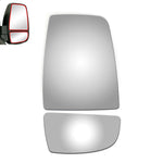 Load image into Gallery viewer, WLLW a pair of Mirror Glass Replace for 2015-2022 Ford Transit 150/250/350/350 HD, 2022-2023 E-TRANSIT, Driver Left Side LH/Passenger Right Side RH/The Both Sides Upper Lower Flat Convex D-0070
