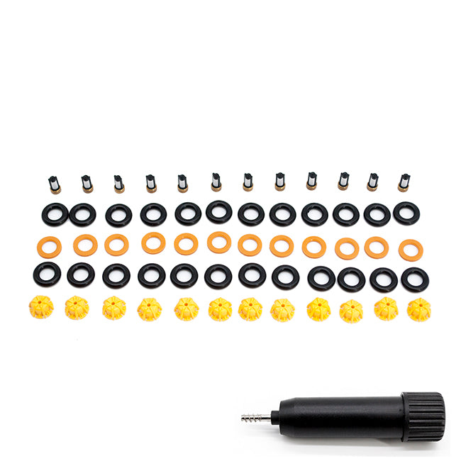 6 Fuel Injector Repair Seal Kit For BMW 90-91 325I 325IS 325IX E30 6 Fuel Injector Repair Seal Kit For BMW 90-91 325I 325IS 325IX E30