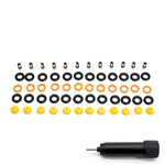 Load image into Gallery viewer, 12 Set Fuel Injector Repair Seal Kit for BMW 750IL 850CI 850I 850CSI E32 E38 E31 FJ291 0280150715 RK-0114
