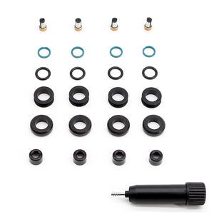 4 Set Fuel Injector Repair Seal Kit for Subaru Forester Impreza Legacy Outback SAAB 9-2X 2.5L RK-0215