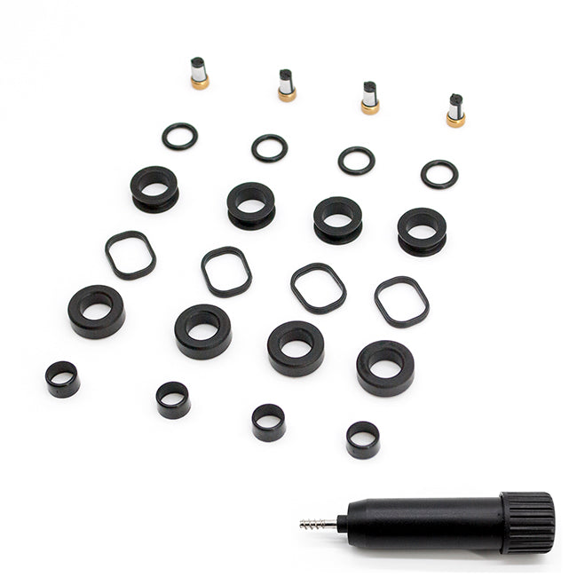4sets Fuel Injector Service Repair Kit Seals Filters Caps For Mazda RX-7 1.3L CSKDO64 87-88 #195500-1350 195500-20409(AY-RK059) - 34 4sets Fuel Injector Service Repair Kit Seals Filters Caps For Mazda RX-7 1.3L CSKDO64 87-88 #195500-1350 195500-20409(AY-RK059) - 34