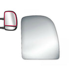 Load image into Gallery viewer, WLLW Upper Towing Mirror Glass Replacement for Ford 02-14 E-Series Econoline/00-05 Excursion/99-07 F250 F350 F450 F550 Super Duty, Driver Left LH/Passenger Right RH/The Both Sides Flat M-0004
