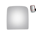 Load image into Gallery viewer, WLLW Upper Towing Replacement Mirror Glass for 2010-2023 Dodge Ram Pickup Full Size, Driver Left Side LH/Passenger Right Side RH/The Both Sides Flat M-0006
