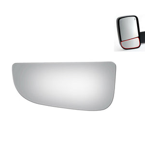 WLLW Lower Towing Replace Mirror Glass for 2010-2023 Dodge Ram Pickup Full Size, Driver Left Side LH/Passenger Right Side RH/The Both Sides Convex M-0007