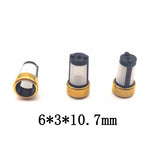 Load image into Gallery viewer, Fuel Injector Micro Basket Filter Fit TOYOTA, Size: 6*3*10.7mm Nylon Mesh Stainless Ring, Fuel Injector Repair Kits FL-11002
