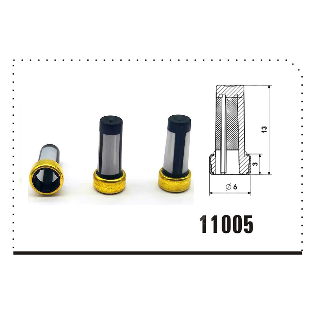 6 Set Fuel Injector Repair Seal Kit for 1998-2000 Ford Contour SVT Model 2.5L V6 OEM 0280155911 RK-0011