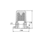 Load image into Gallery viewer, Fuel Injector Micro Basket Filter Fit NISSAN TIIDA, Size: 10.4*4.1*11.5mm Nylon Mesh Stainless Ring, Fuel Injector Repair Kits FL-11016
