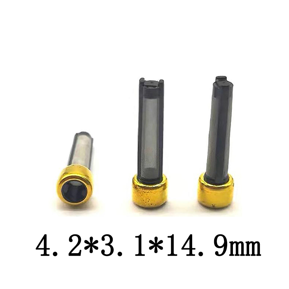 Fuel Injector Micro Basket Filter, Size: 4.2*3.1*14.9mm Metal Mesh Stainless Ring, Fuel Injector Repair Kits FL-11024