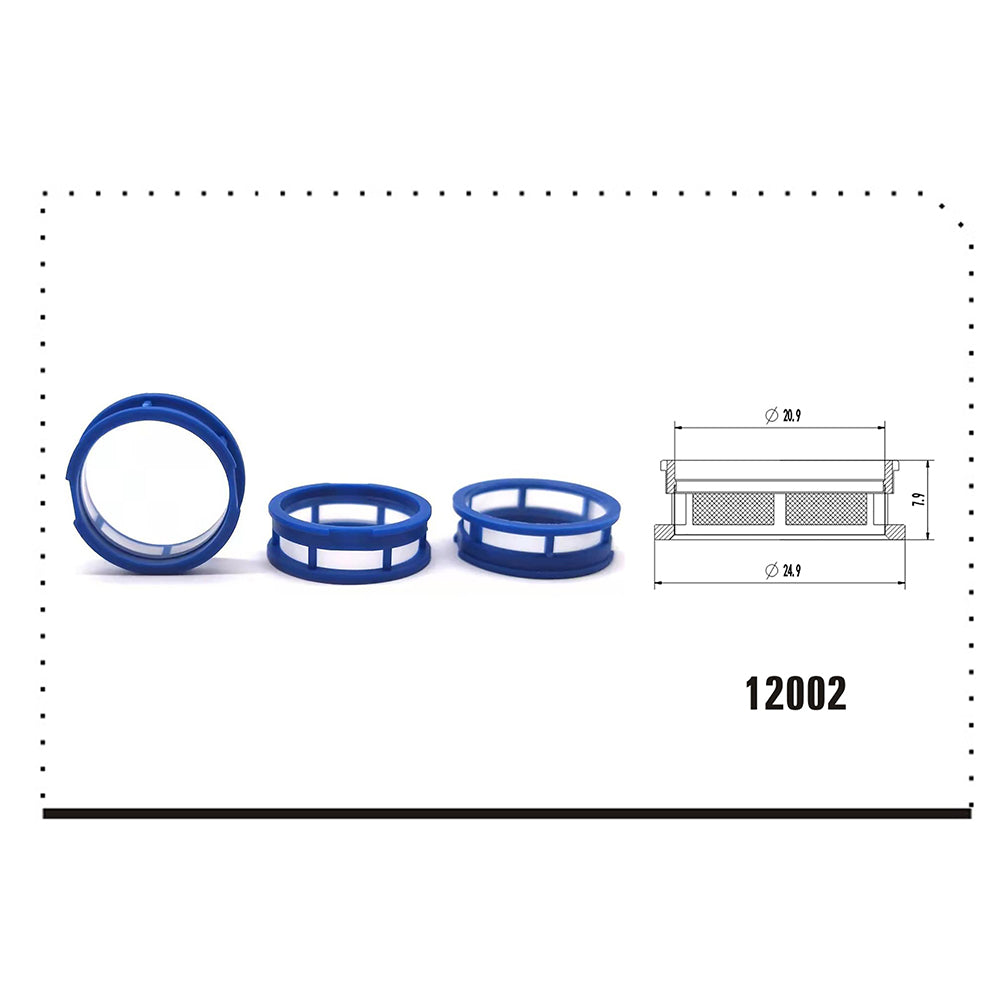 Lower Fuel Injector Filter Fit Japan Car, Size: 24.9*20.9*7.9mm, Top Quality Injector Repair Kits, FL-12002