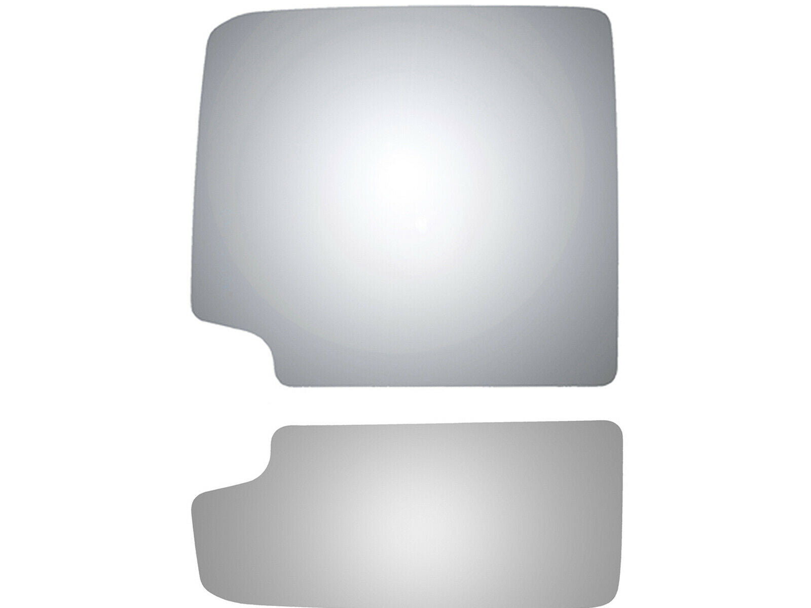 WLLW a Pair of Towing Mirror Glass for Cadillac Escalade/ Chevy Avalanche Blazer /GMC Jimmy Sierra Yukon, Driver Left/Passenger Right/The Both Sides Upper&Lower Flat Convex D-0019