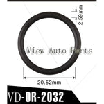 Load image into Gallery viewer, 4 Set Fuel Injector Repair Seal Kit for Volkswagen Cabriolet Caravelle Golf Jetta Passat Derby Fox 1.8L L4 RK-0037

