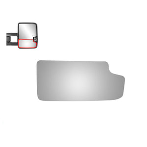 WLLW Lower Towing Mirror Glass Replace for Cadillac Escalade/ Chevrolet Avalanche Blazer Silverado Suburban Tahoe/ GMC Jimmy Sierra Yukon, Driver Left /Passenger Right /The Both Sides Convex M-0020