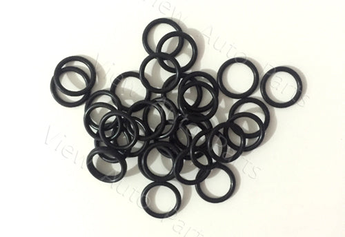 Fuel Injector Rubber Seal Orings for Fuel Injector Repair Kits FKM & Rubber Heat Resistant, Size: 9.53*1.52mm OR-21037