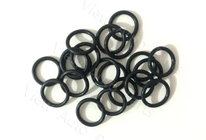 Fuel Injector Rubber Seal Orings for Bosch Fuel Injector Repair Kits FKM & Rubber Heat Resistant, Size: 14.6*2.39mm OR-21057