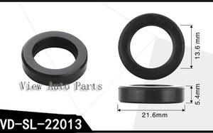Fuel Injector Rubber Seal for Honda Car Fuel Injector Repair Kit, Size: 21.6x13.6x5.4mm SL-22013