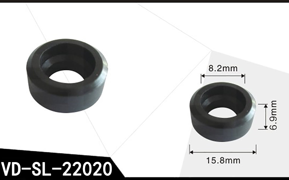 Fuel Injector Rubber Seal for Multiport Fuel Injector Repair Kit, Size: 15.8x8.2x6.9mm SL-22020