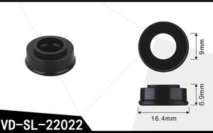 Fuel Injector Rubber Seal for Keihin Multiport Fuel Injector Repair Kit, Size: 16.4x6.9x9mm SL-22022